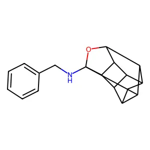 3-Hydroxy-4-benzyl-4-azahexacyclo(5.4.1.0(2,6).0(3,10).0(5,9).0(8,11))dodecane structure