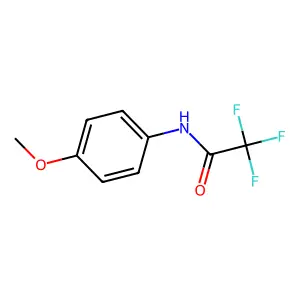 2,2,2-Trifluoro-N-(4-methoxy-phenyl)-acetamide structure