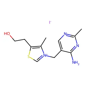 Thiamin,Jodid structure