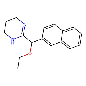 2-(Ethoxy-(2-naphthyl)methyl)-3,4,5,6-tetrahydropyrimidine structure
