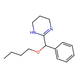 2-(Butoxyphenylmethyl)-1,4,5,6-tetrahydropyrimidine structure