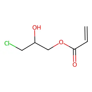 2-Propenoic acid, 3-chloro-2-hydroxypropyl ester structure