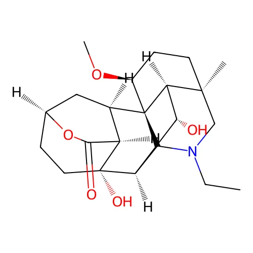Heteratisine structure