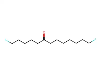 7-Tridecanone, 1,13-difluoro- structure