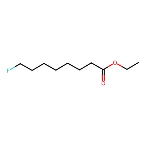 Octanoic acid, 8-fluoro-, ethyl ester structure