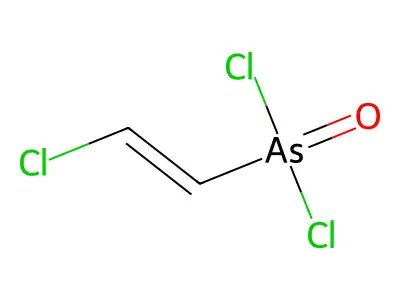1-Chloro-2-dichloroarsorylethene structure