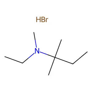 N-Ethyl-N,2-dimethylbutan-2-amine--hydrogen bromide (1/1) structure
