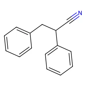 2,3-Diphenylpropiononitrile structure