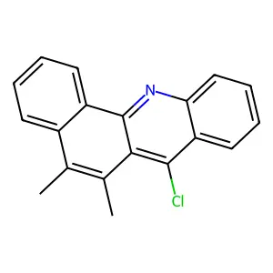 7-Chloro-5,6-dimethylbenz(c)acridine structure