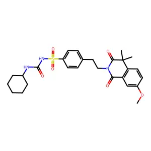 Gliquidone structure