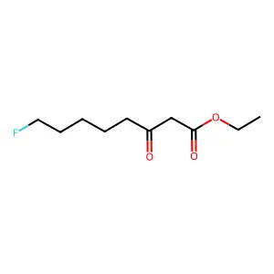 Octanoic acid, 8-fluoro-3-oxo-, ethyl ester structure
