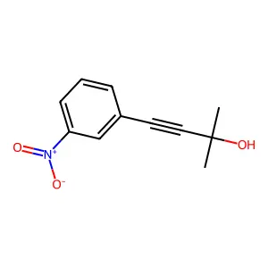 3-Butyn-2-ol, 2-methyl-4-(3-nitrophenyl)- structure