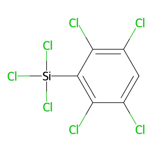 Benzene, tetrachloro(trichlorosilyl)- structure