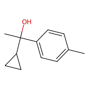 alpha-Cyclopropyl-alpha,4-dimethylbenzenemethanol structure