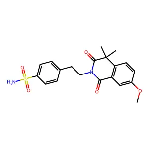 Gliquidone Sulfonamide structure