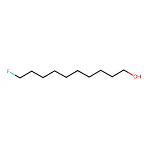 Decanol, 10-fluoro- structure