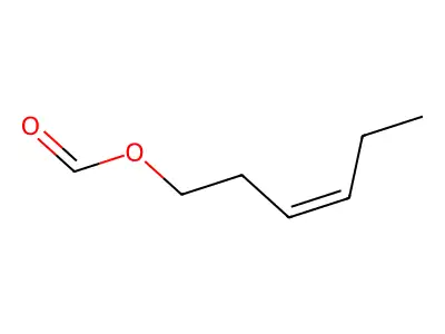 Hex-3-en-1-yl formate structure