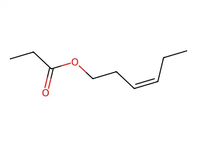 Hex-3-en-1-yl propanoate structure