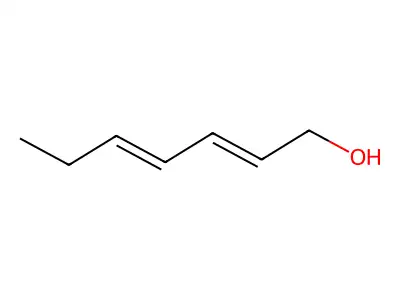 Hepta-2,4-dien-1-ol structure