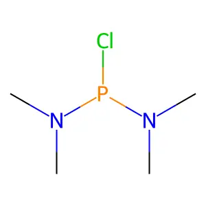 Chlorobis(dimethylamino)phosphine structure