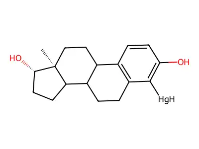 4-Mercuriestradiol structure