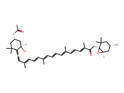 Fucoxanthin structure