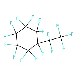 1,1,2,2,3,3,4,4,5,5,6-Undecafluoro-6-(1,1,2,2,2-pentafluoroethyl)cyclohexane structure