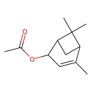 Verbenyl acetate structure