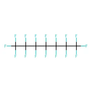 Perfluoroheptane structure