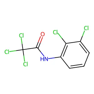 2,2,2-trichloro-N-(2,3-dichlorophenyl)acetamide structure