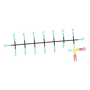 1-Heptanesulfonyl fluoride, 1,1,2,2,3,3,4,4,5,5,6,6,7,7,7-pentadecafluoro- structure