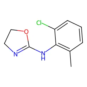 o-Toluidine, 6-chloro-N-(2-oxazolin-2-yl)- structure