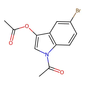 N-acetyl-5-bromoindolyl acetate structure