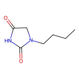1-Butylimidazolidine-2,4-dione structure