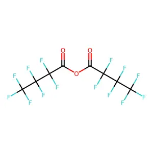 Heptafluorobutyric anhydride structure