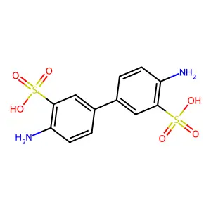 3,3'-Benzidinedisulfonic acid structure