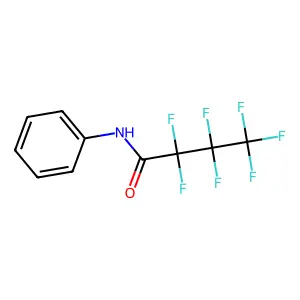 Heptafluorobutyranilide structure