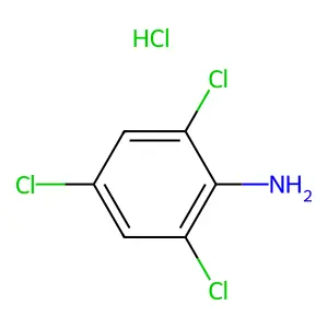 Benzenamine, 2,4,6-trichloro-, hydrochloride (1:1) structure