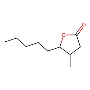 2(3H)-Furanone, dihydro-4-methyl-5-pentyl- structure