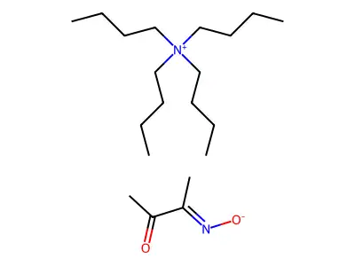 3-Oxidoiminobutan-2-one;tetrabutylazanium structure