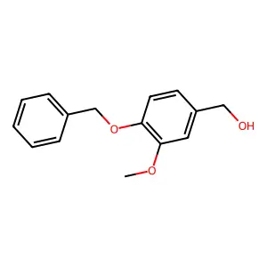 4-Benzyloxy-3-methoxybenzyl alcohol structure