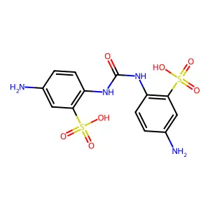 Benzenesulfonic acid, 2,2'-(carbonyldiimino)bis(5-amino- structure