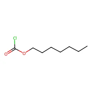 Carbonochloridic acid, heptyl ester structure