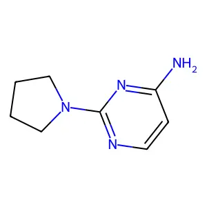 2-(Pyrrolidinyl)pyrimidin-4-amine structure