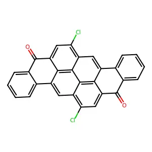 8,16-Pyranthrenedione, 6,14-dichloro- structure