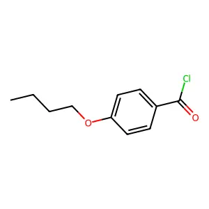 4-Butoxybenzoyl chloride structure