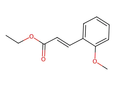 Ethyl 3-(2-methoxyphenyl)prop-2-enoate structure