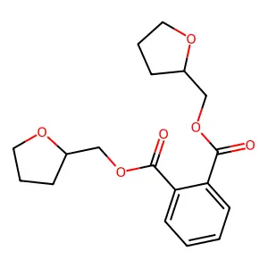 1,2-Benzenedicarboxylic acid, 1,2-bis[(tetrahydro-2-furanyl)methyl] ester structure