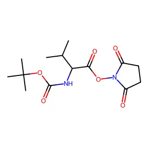 Boc-Val-osu structure