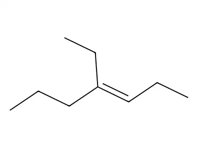 4-Ethylhept-3-ene structure